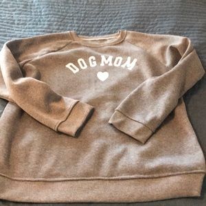 Dog mom crew neck. NWOT